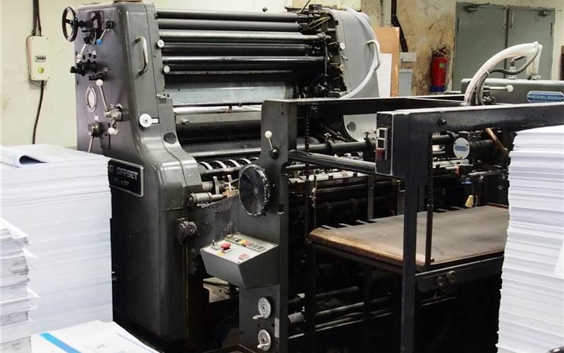 This single-colour press has been with Almats since it began its print journey
