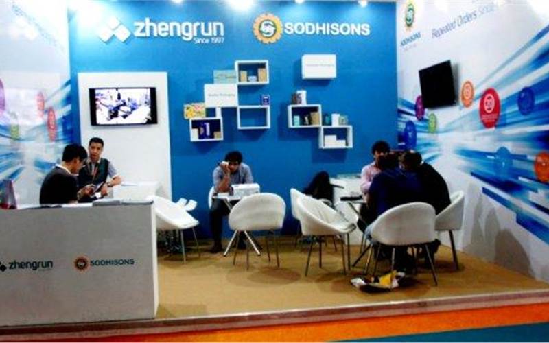 Manufacturer of press equipment, dealer of pre-owned machinery and representative of various multinational brands, Sonipat, Haryana-based Sodhisons Mechanical Works displayed a range of their products, the highlight of which was the Zhengrun rigid box machine from China