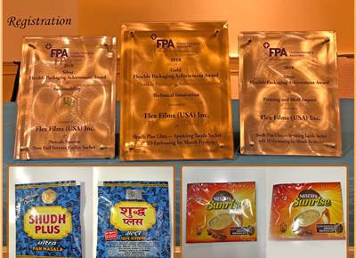 Uflex’s sachets pack a big punch at FPA and AIMCAL Awards 2018