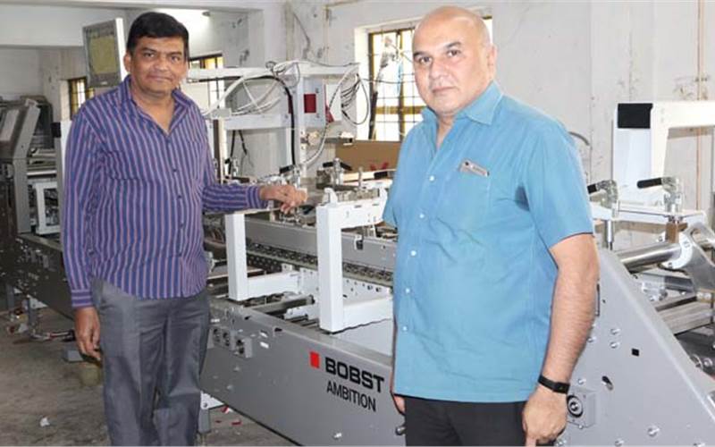 Rajesh Patel (l) and Harshvadan Patel of Brahma Printpack