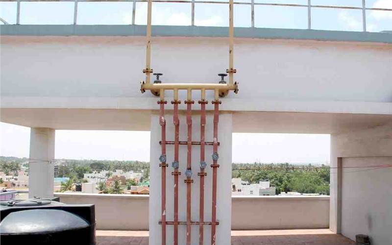 The Hindu has regulated the water supply valves at the overhead tanks. Now, the  overhead tank has two main valves, five circuit valves and 20 distribution valves
