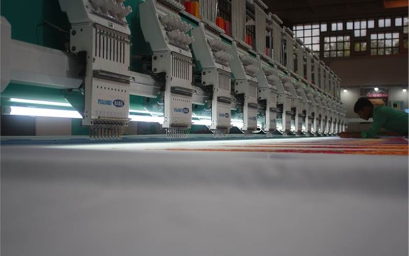 Established in 2000, Delhi-based Baba Textile Machinery displayed computerised embroidery machine and laser engraving machine for textiles