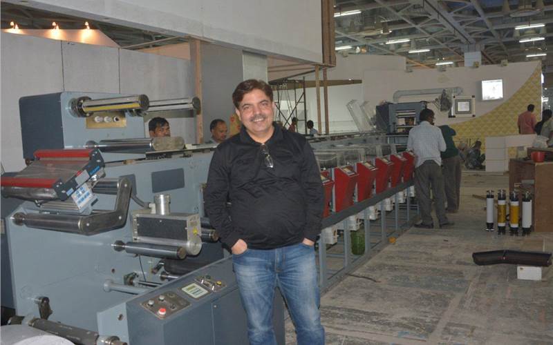 Jatinder Julka of Alliance Printech (B-13) is all set to go wide with a brand new series of Neoflex label press