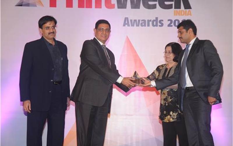 Replika Press receiving the Post-press Company of the Year accolade at the PrintWeek India Award 2012. Will they repeat history ?