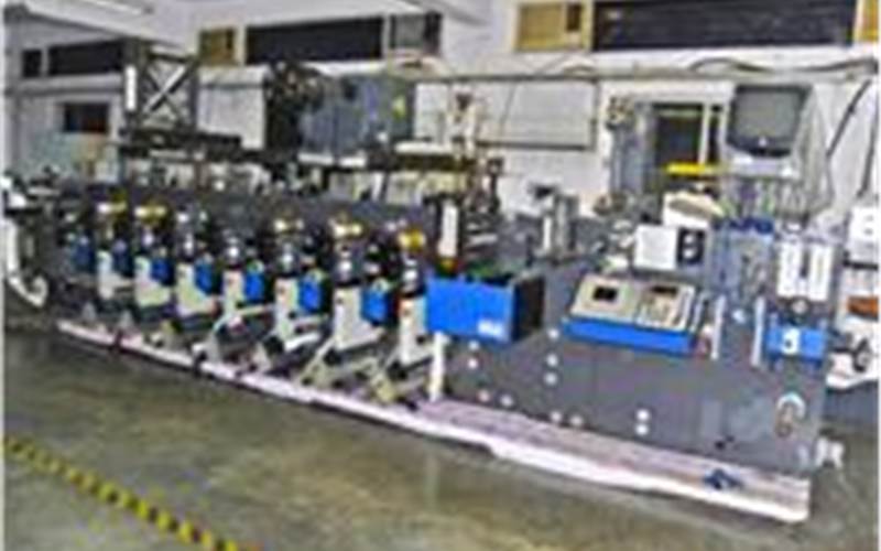 Gallus EM 280 seven-colour UV flexo press at Narayan Offset in Nagpur