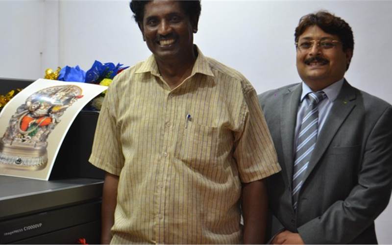 Bengaluru-based Techno Offset Printers (TOP) recently invested in a Canon ImagePress C10000VP digital cut-sheet printing press. A Canon loyalist, KS Madan Mohan of TOP said, “Canon is a tried and tested brand for us. We bought our first Canon machine in 2008, a Canon 7000. Quality assurance, premium feeling in printed material and minimum rejection were among the few reasons to make the purchase. The earlier machine gave us confidence to invest in the new Canon press.”