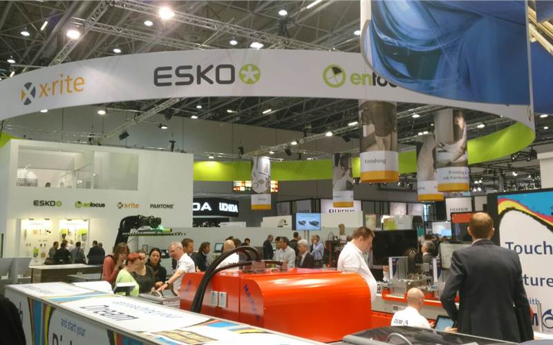 Esko is showcasing improvements in its software products, Esko Software Platform, which will take the course from ideation to finished product ready to go on the shop