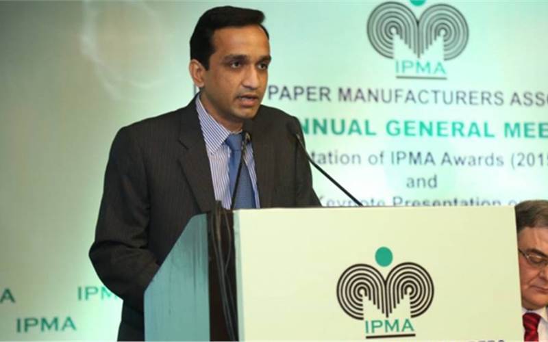 Saurabh Bangur, president, Indian Paper Manufacturers Association (IPMA) and vice chairman of West Coast Paper