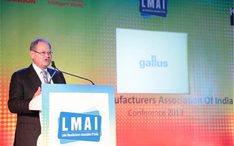 Ferdinand Rueesch, the owner of Gallus spoke about the new products being introduced during LabelExpo Europe