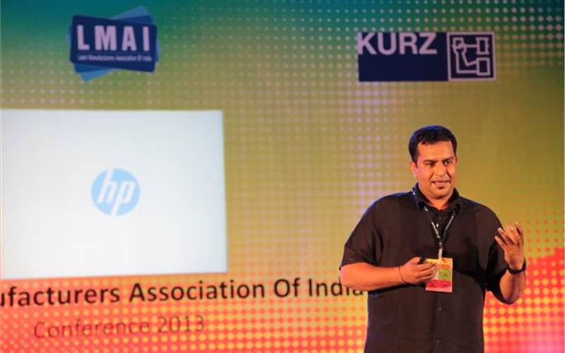 A Appadurai of HP delivered a presentation about how digital print can offer creative print services