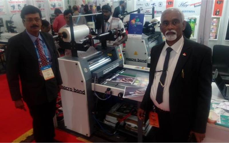 (l-r) Kannan and S John Bunyan of Macro Print Engineers India