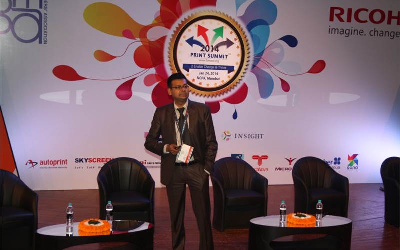 At the Summit, Ajay Agarwal, CEO, Insight Communication and Print Solutions, promoted Komori&#8217;s printing solutions for commercial, book and packaging segments