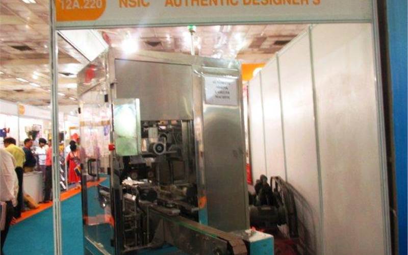 Established in 1996, Noida-based Authentic Designer’s offers a comprehensive array of packaging machines, besides automatic form fill and seal machines, automatic packaging machines and filling machines. Products on display included automatic pouch packing machine, automatic labeling machine, automatic shrink-wrap machine, high speech rewinder, among others