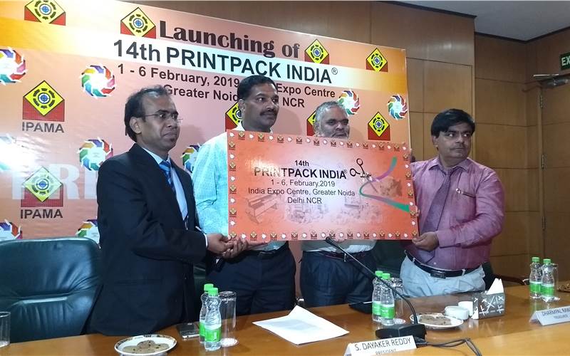 The official curtain raiser to PrintPack India to be held at India Expo Centre, Greater Noida, from 1 to 6 February 2019