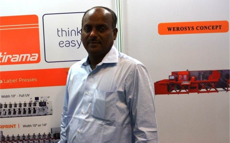 V Rajapandian of Sree Labeltech at Labelexpo India 2006