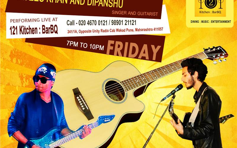 Pune Events - 121 Kitchen : BarBQ: Guitar Night