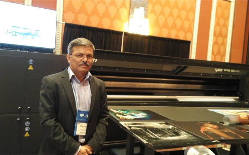 Prasad said: &#8220;In the wide-format sector, water-based printing is the next big thing&#8221;