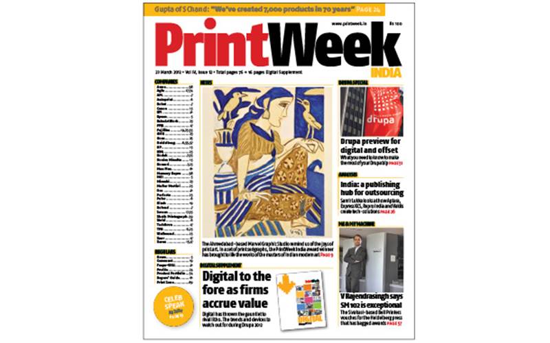 Volume IV, Issue 12, 23 March 2012: The Ahmedabad-based Marvel Graphic Studio remind us of the joys of print art. In a set of print serigraphs, the PrintWeek India Award 2012 winner has brought to life the works of the masters of Indian modern art