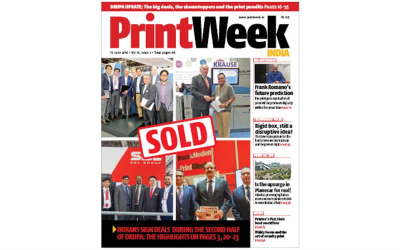 Volume IX, Issue 2, 10 June 2016: Indians sign deals during the second half of Drupa 2016