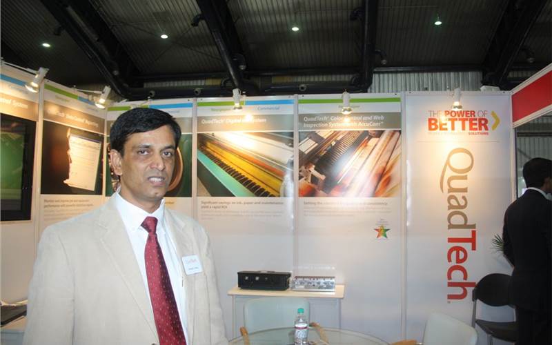 Hemant Desai of Quadtech spoke of the importance of fully automated, on-the-fly colour control and web inspection solution
