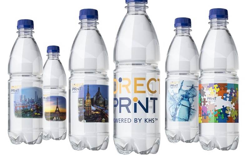 One of a kind: the direct printing of bottles is an effective way of appealing to customers with individualised designs. (Photo: KHS)