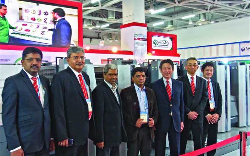 Provin Technos' sales at PrintPack have broken the Rs 30-crore mark. The RMGT representative has sold eight presses: one RMGT 1050, two RMGT 760 and five RMGT 920 presses