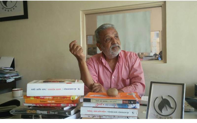 Charul Joshi oversees the production of books