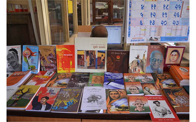 The bookstore boasts of the works of thinkers, poets and ideologues - and their collections