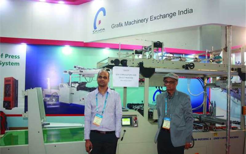 New Delhi-based Grafik Machinery India sold a window patching and carton lining machine to Box Corrugated from MP and an automatic folder gluer for straight line and crash lock bottom cartons to Baddi-based Saroj Prints