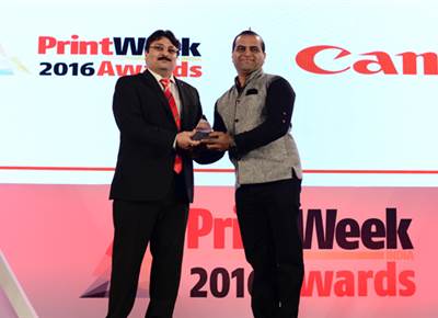 Canon continues nine-year partnership with PrintWeek India Awards