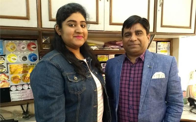 (l-r) Navya and Pawan Sharma of Accurate Labels