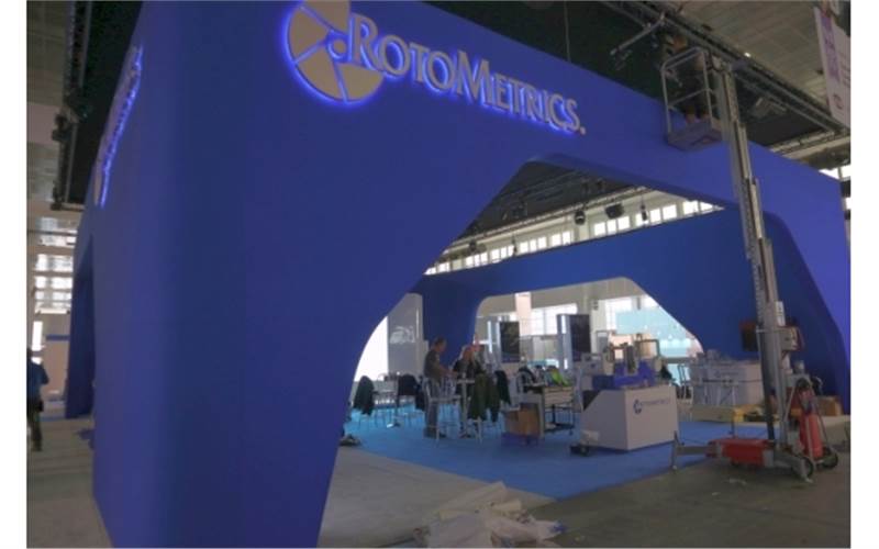 On Rotometrics’ stand see the AccuBase XT magnetic cylinders and anvils