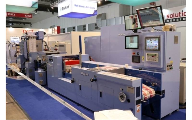 Miyakoshi’s MLP-H semi-rotary web offset press runs at speeds up to 121metres per min with a repeat length of 406.4mm