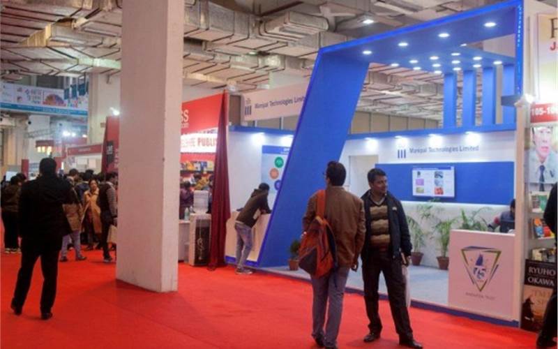 Among the print service providers, Manipal Technologies had a big presence, showcasing its book printing prowess