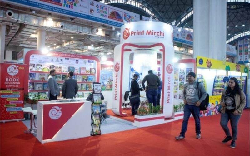 Amidst printed books, the Fair also hosted several new and established firms, including Print Mirchi, which offers design and other pre-press services
