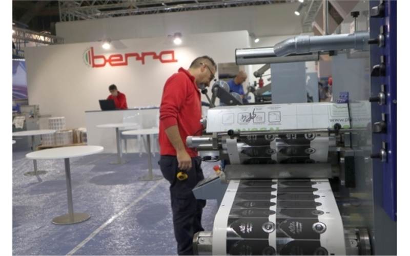 Berra takes label embellishment to the next level with its modular silkscreen printing machine for spool to spool production of labels