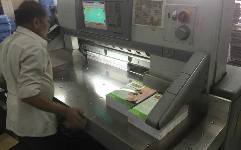 This Polar cutting machine is also a new buy for Printplus, bundled with the new CTP and the SM 74