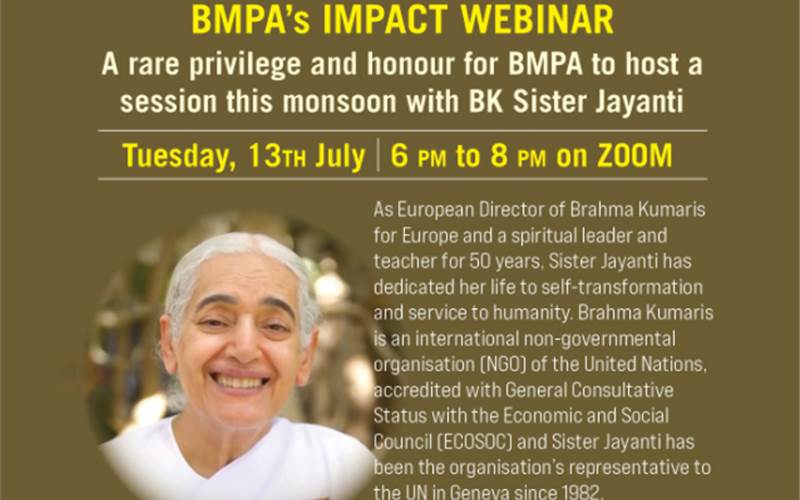 BMPA’s next webinar on 13 July 2021 will be an ‘out of body’ experience