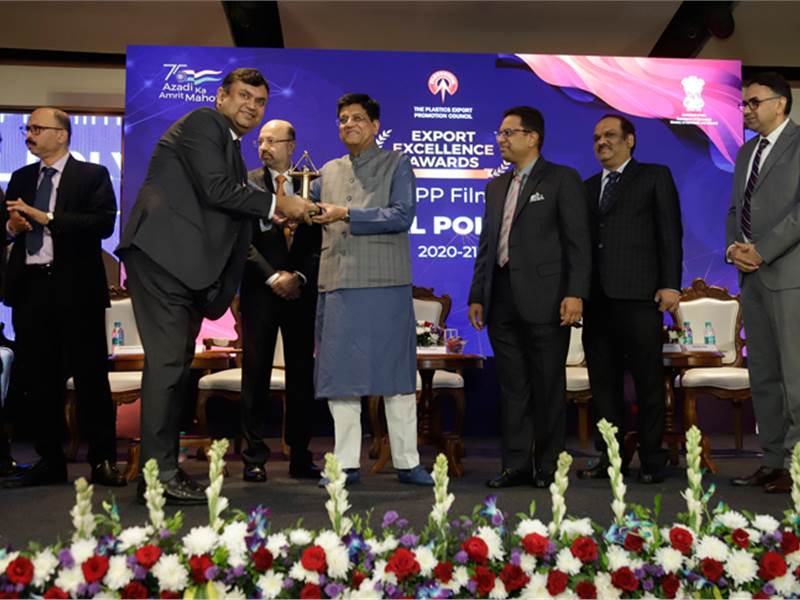 Chiripal wins two export awards