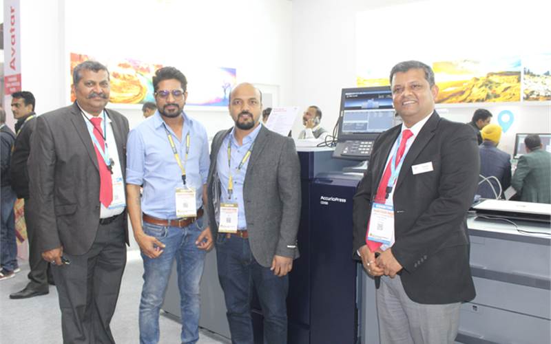 PrintPack 2019: TechNova sells Konica Minolta C6100 to Surat’s Kaagaz Press
