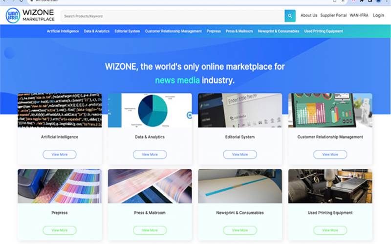 Wan-Ifra launches online marketplace Wizone