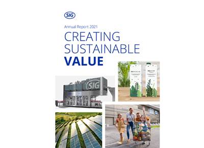 SIG publishes combined corporate responsibility, annual report 