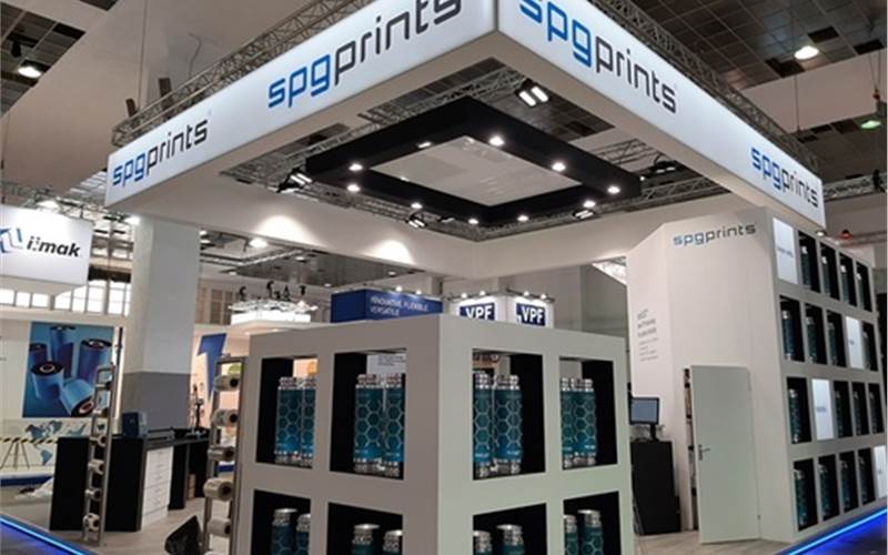 SPGPrints showcases its new integrated RSI III rotary screen printing unit 