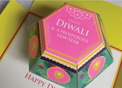 Java  Group celebrates Diwali with a fluorescent pop-up card