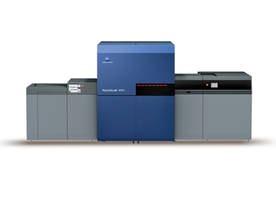 Konica Minolta unveiled the Accuriojet KM-1e B2+ Led UV inkjet press
