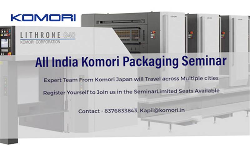 Komori India to host series of packaging seminars
