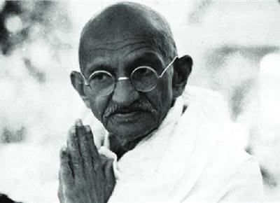 Print mantras from Mahatma Gandhi