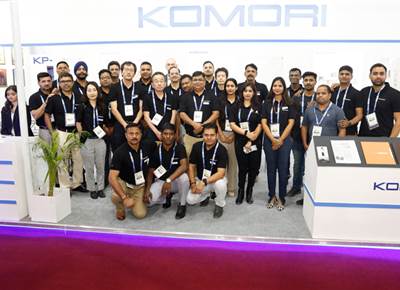 Komori India bags 21 machine deals at Pamex 2024
