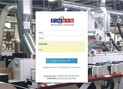 Labelexpo 2018: Finsys to highlight user-friendly ERP solutions 