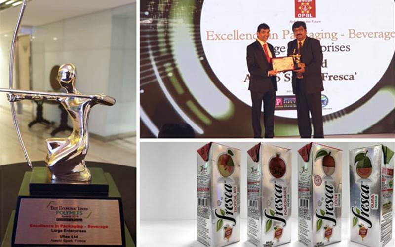 Uflex recognised for ‘Excellence in Packaging – Beverages’  at ET Polymers Awards 2019 
